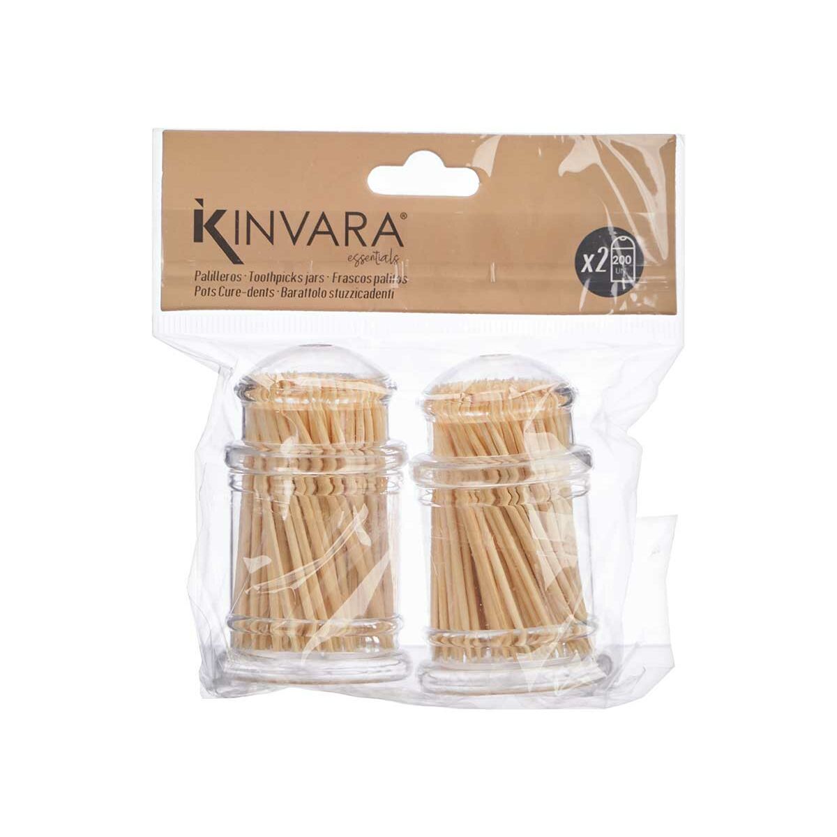 Portastecchini Kinvara Trasparente 2 Pezzi